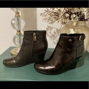 Tory Burch Leather Booties Size 6.5M
